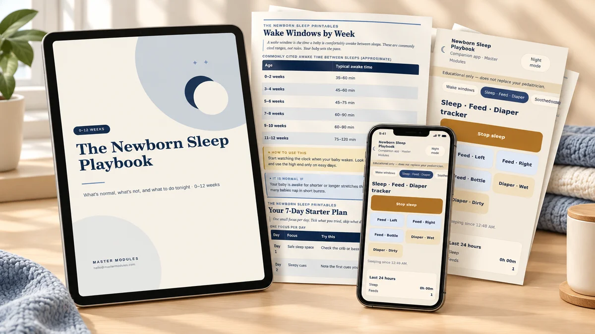 The Newborn Sleep Playbook